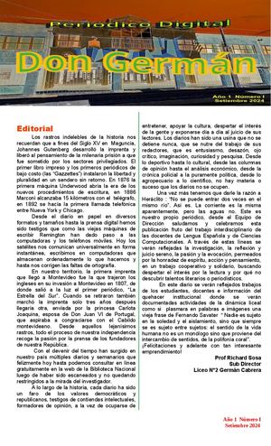 Periódico Liceo Germán Cabrera