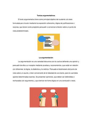 Textos Argumentativos