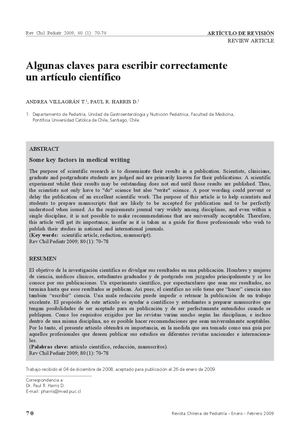 Claves Para Escribir Un Artivculo Cientifico Autor Andrea Villagran Y Paul Harris (1)