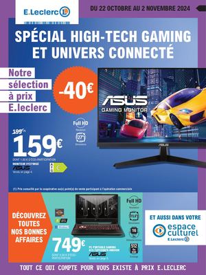 Catalogue High Tech Gaming & Univers Connecté E.Leclerc Saint-Médard