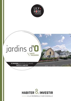 Programme { Les Hauts De Mazagran } - Jardins d'O - à La Membrolle sur Choisille