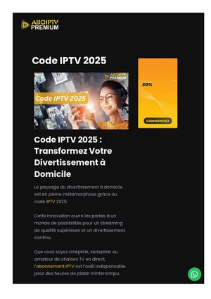 Code Iptv 2025