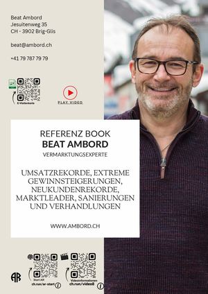 Referenzen Beat Ambord 2022 - Informationen F1RST
