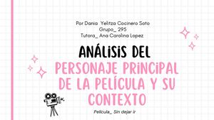 Análisis caso película "Sin dejar ir"