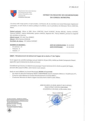 206 24 19 Remplacement Battant De Cloche