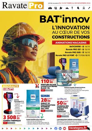 Catalogue BAT'innov Ravate PRO | Octobre 2024
