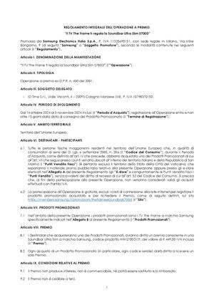 Regolamento Il Tv The Frame Ti Regala La Soundbar Ultra Slim S700d Def