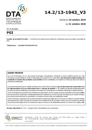 Avis Technique CSTB PGI 14 2 13 1943 V2
