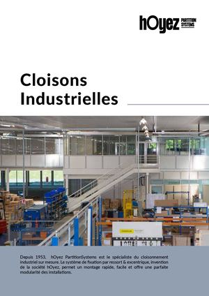 Cloisons industrielles hOyez