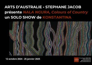 Arts d’Australie • Stéphane Jacob présente "NALA NGURA, COLOURS OF COUNTRY" un solo show de KONSTANTINA