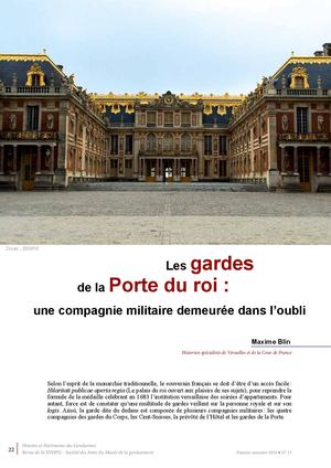 RHPG 13 Les Gardes De La Porte Du Roi Blin
