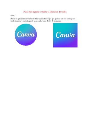 Pasos Para Ingresar Y Utilizar La Aplicación De Canva