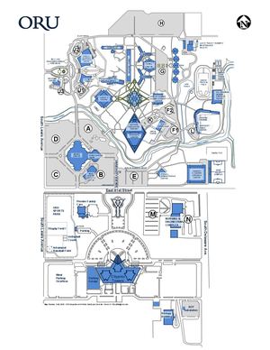2024 ORU Campus Map