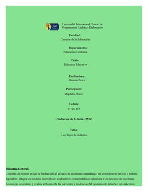 Los Tipos De Didactica Y Funciones De La Didactica