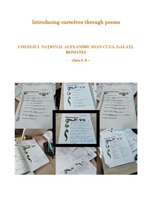 Introducing Ourselves - The Romanian Team