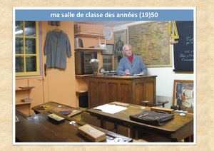 ma salle de classe des années (19)50