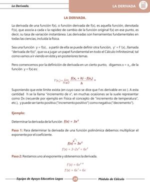 Unidad 6 Las Derivadas