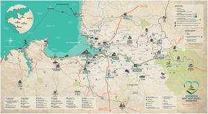 Carte Touristique Destination Mont Saint Michel Normandie