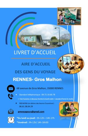 Livrets d'accueil aires de Rennes
