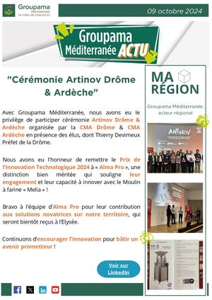 Actu Cérémonie Artinov Drôme & Ardèche 09102024