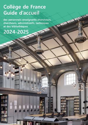 Guide Accueil - Collège de France - 2024-2025