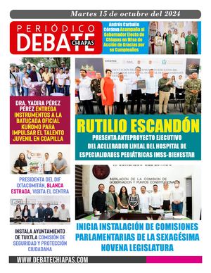 Debate Chiapas Martes 15 De Octubre Del 2024