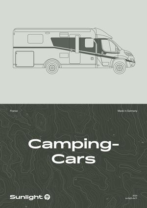 Catalogue Camping car Sunlight 2025
