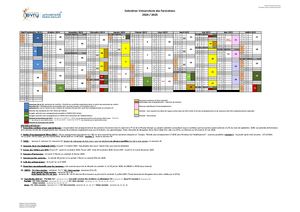 Calendrier Formations 2024-2025