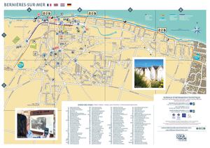 Plan de Bernières-sur-mer