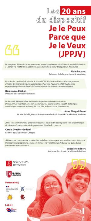 Les 20 ans du dispositif JPPJV