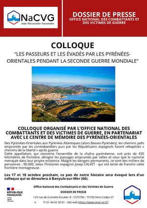 Dossier Presse Colloque Passeurs de Mémoire