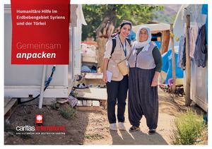 Humanitäre Hilfe im Erdbebengebiet Syriens und der Türkei