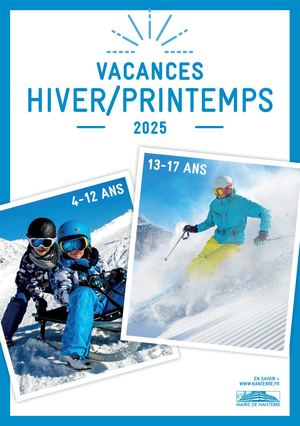Brochure vacances 12/17 ans - hiver/printemps 2025