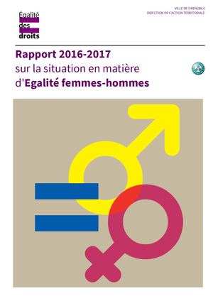 Rapport Sur La Situation En Matière D'égalité Entre Les Femmes Et Les Hommes, Les Genres Et Les Sexualités (2016 2017)