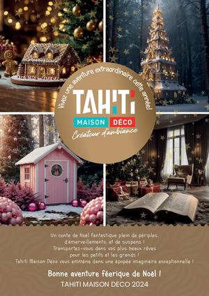 Catalogue Tahiti Maison Déco Noël 2024