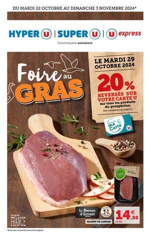 Foire au Gras Super U Mirambeau