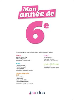 Mon Année De 6