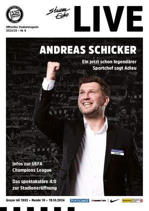 SturmEcho LIVE 2024/25, Nr. 6: Sturm – Grazer AK 1902