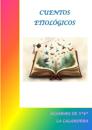 Cuentos Etiológicos (Octubre 2024)