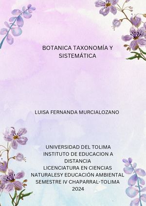 Trabajo De Botanica Luisa Murcia
