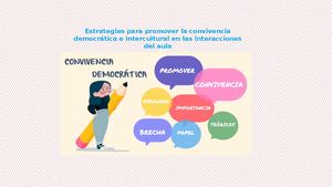 Estrategias Para Promover La Convivencia