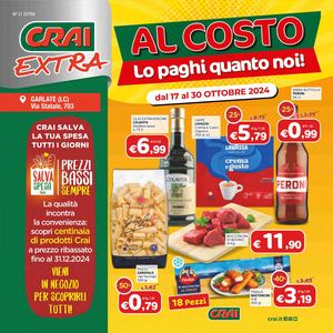 Volantino Crai Codè Extra Garlate dal 17 al 30 ottobre