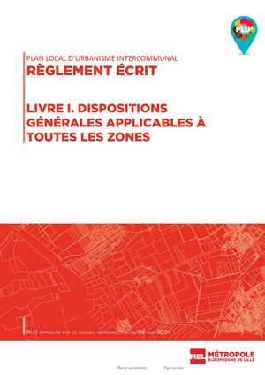 REG Livre 1 DISPOSITIONS GENERALES