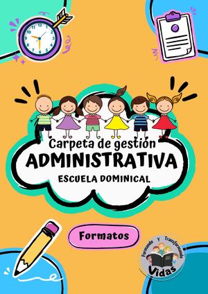 Carpeta Administrativa Formatos E D