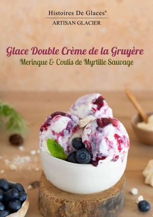 Glace Double Creme Meringue Myrtille Hdg