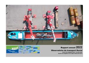 Observatoire du transport fluvial – Rapport annuel 2022 - VNF