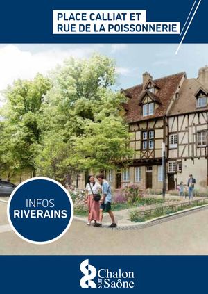 INFOS RIVERAINS - PLACE CALLIAT ET RUE DE LA POISSONERIE