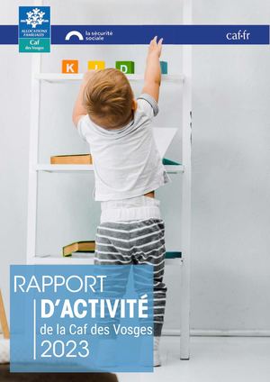 Rapport d'activité 2023 de la Caf des Vosges