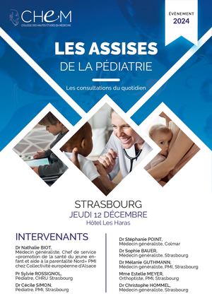 Flyer Assises Pédiatrie Tome1 Strasbourg