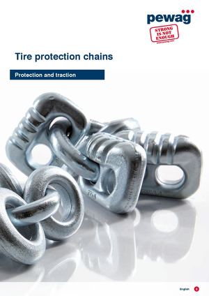 2018 PEWAG - Tire Protection Chains
